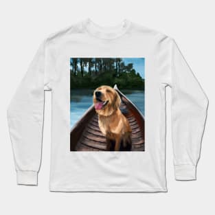 Golden Retriever Livin' the Life` Long Sleeve T-Shirt